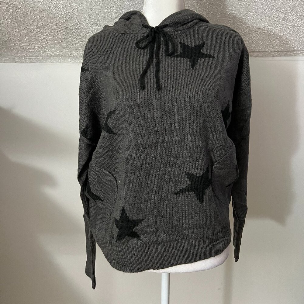 NWT Star Light Knit Hoodie - Size Large - Olivaceous